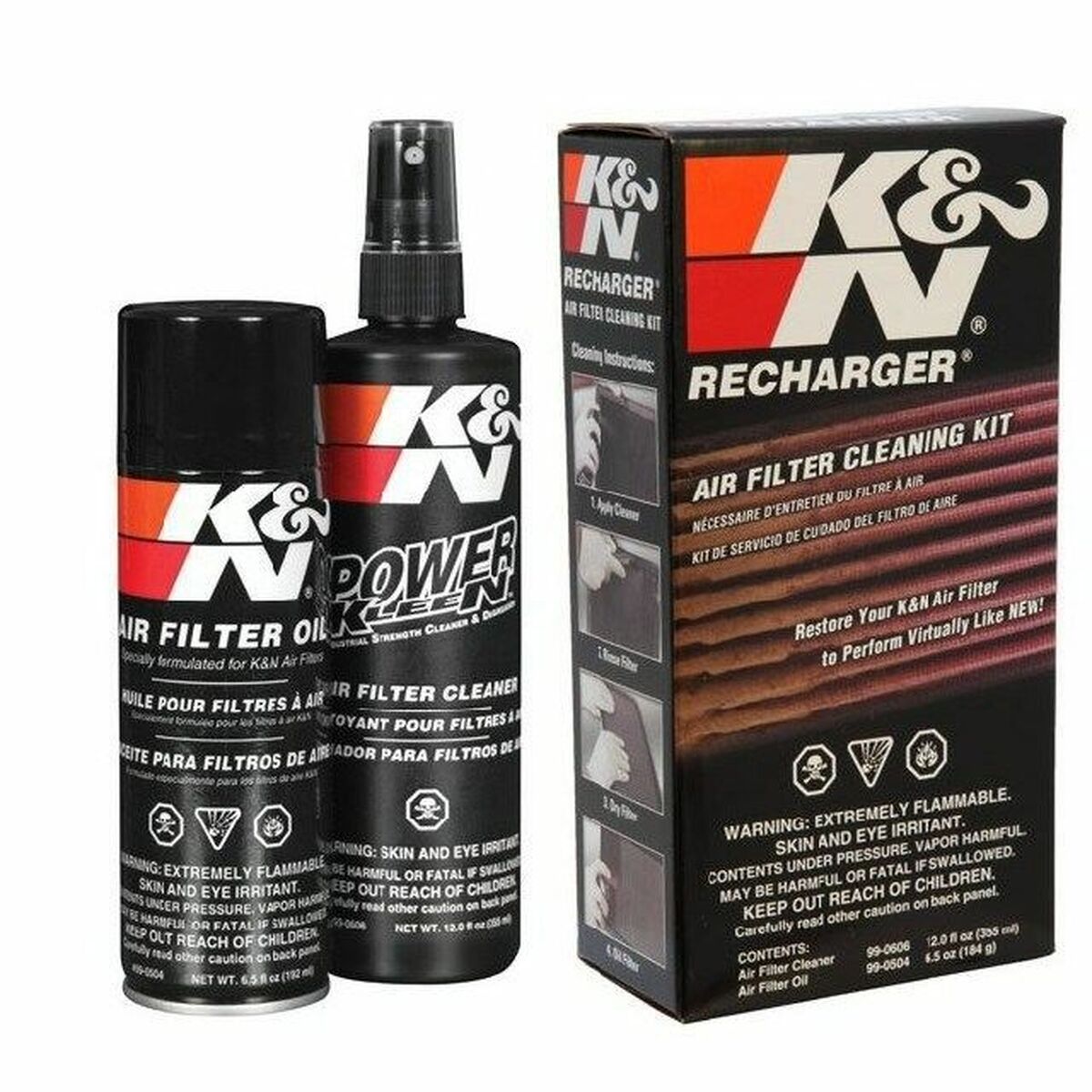 Sprays nettoyants pour moteur